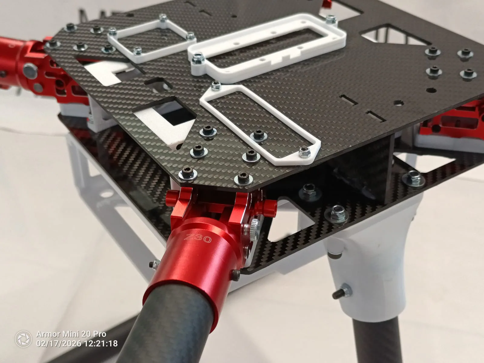 Manufactured Redback V2 airframe